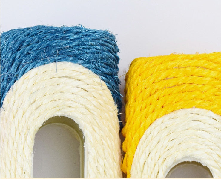 Long Sisal Drum Pet Chew Toy Set of Three