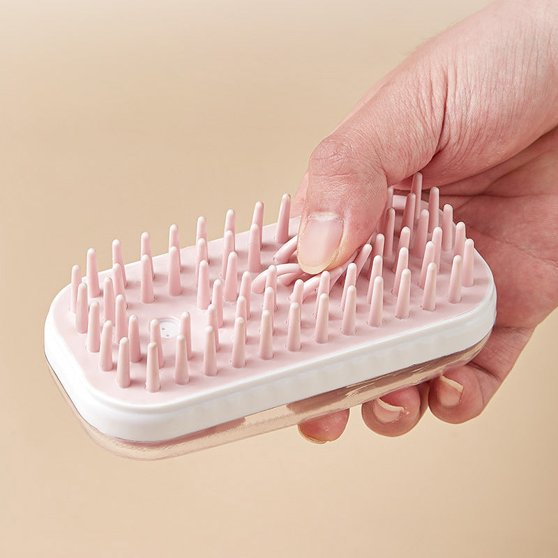 Silicone Pet Bath Massage Foam Brush Cleaning Tool