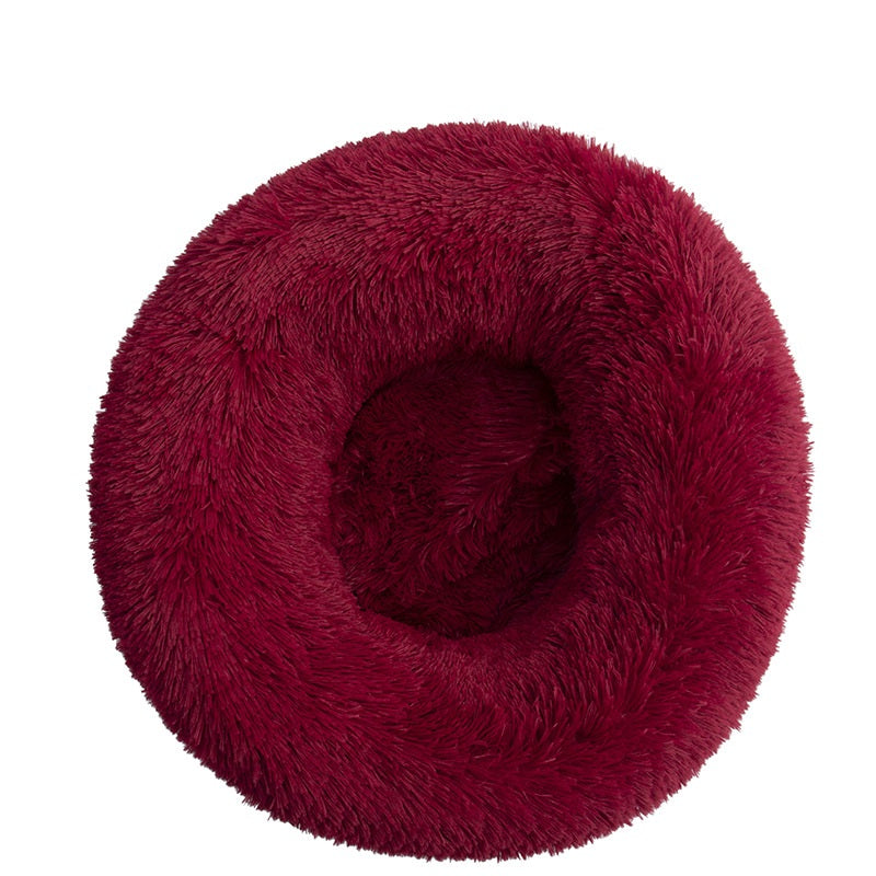 Pet Round Cotton Winter Warm Sleeping Bed Kennel