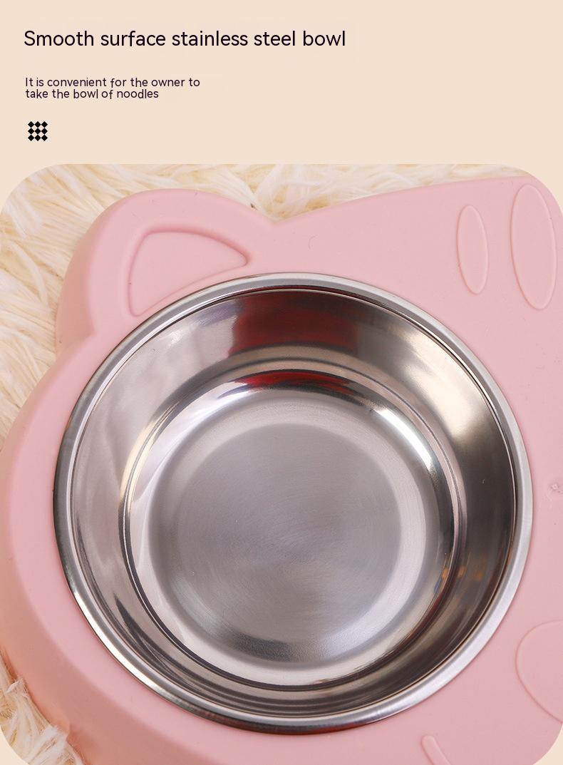 Pet Feeding Water Bowl Rice Basin Drinking Dish