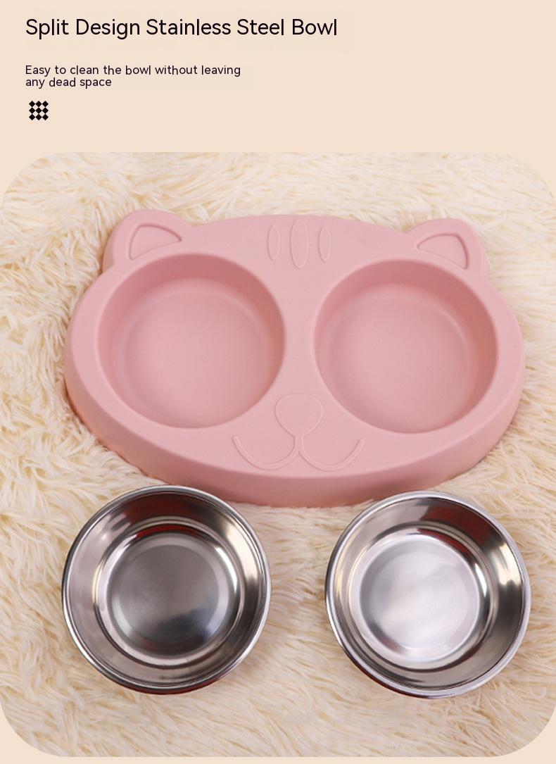 Pet Feeding Water Bowl Rice Basin Drinking Dish
