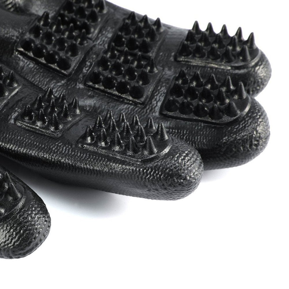 Pet Grooming Glove Soft Rubber Hair Remover Brush