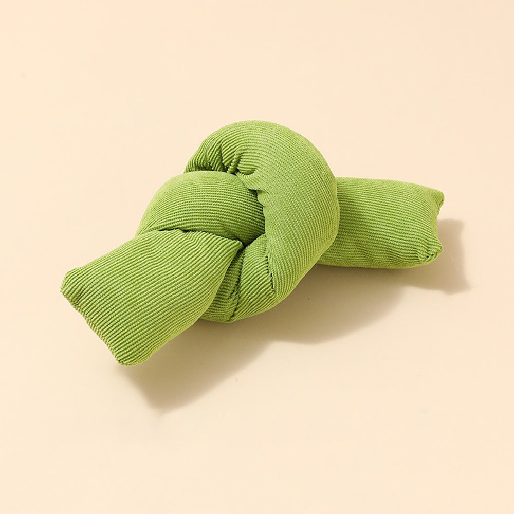 Interactive Pet Rope Toy Knotted Chew Tug Natural Cotton