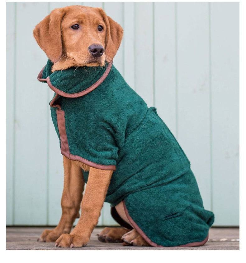 Pet Quick Dry Absorbent Bath Towel Clothing