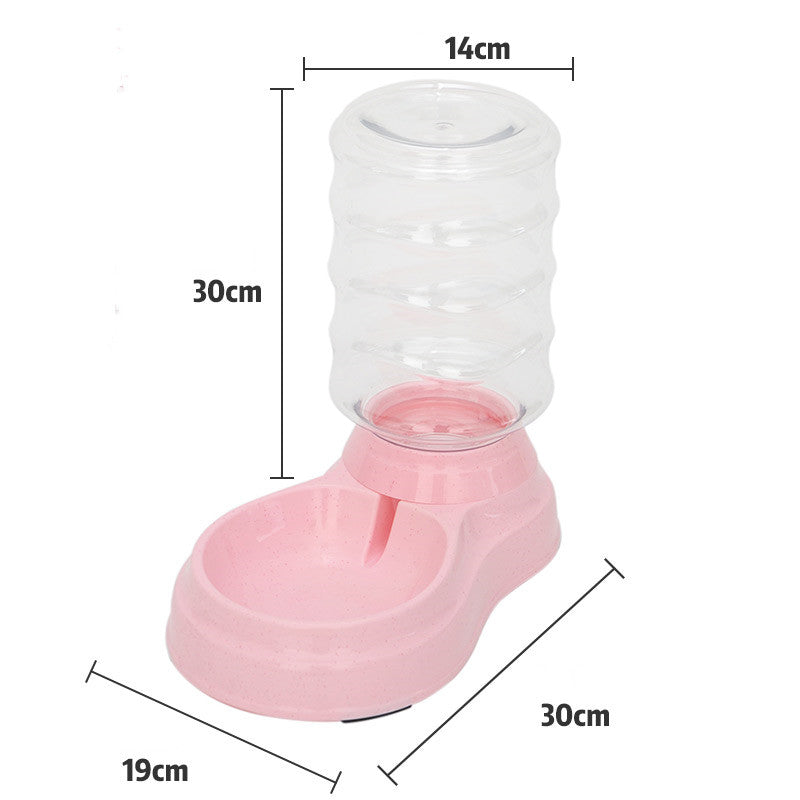 Automatic Pet Water Fountain Food Feeder Bowl 1.8L