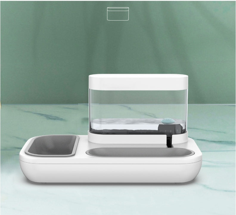 Pet Automatic Feeding Bowl Fountain 1.5L Capacity Waterer