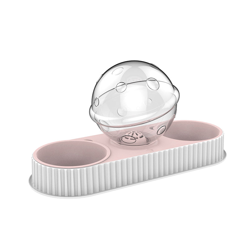 Pet Automatic Feeding Drinking Bowl Plastic Water Dispenser
