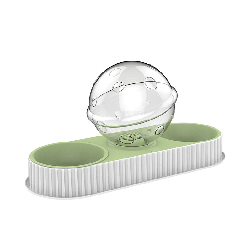 Pet Automatic Feeding Drinking Bowl Plastic Water Dispenser