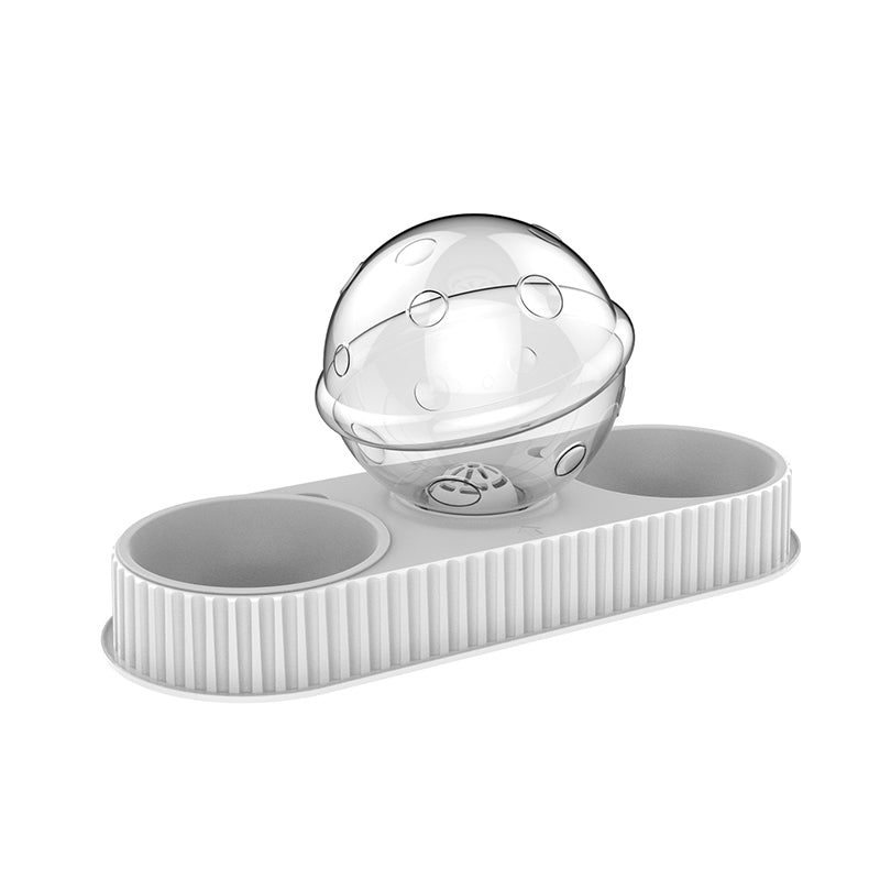Pet Automatic Feeding Drinking Bowl Plastic Water Dispenser