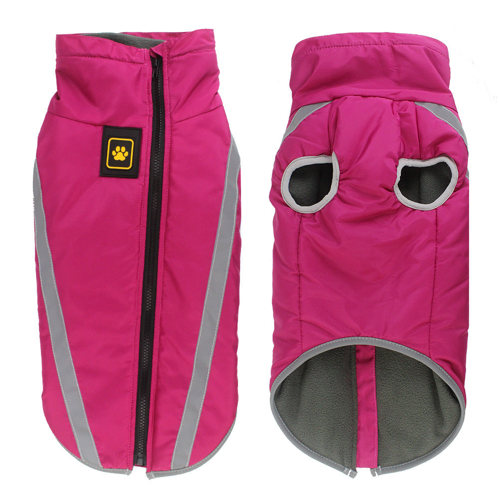 Reflective Winter Padded Pet Warm Jacket