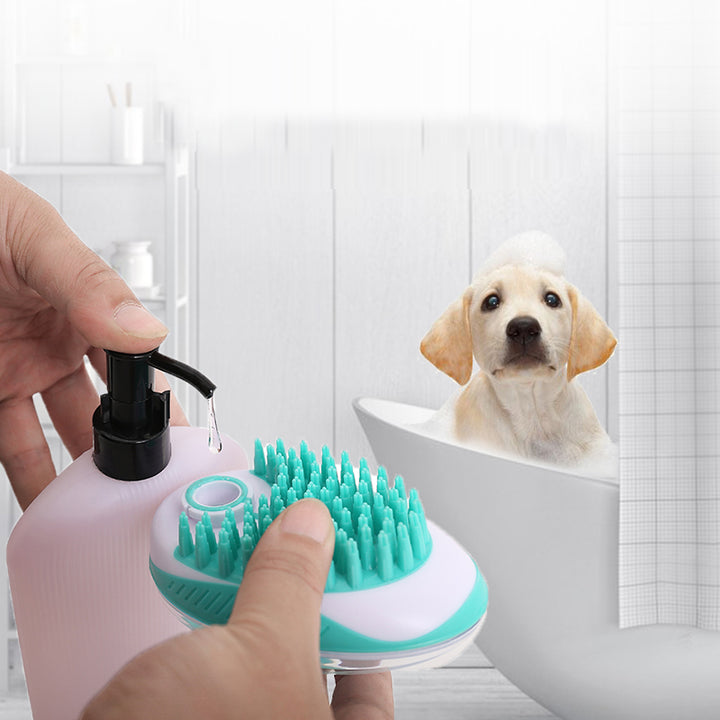 Pet Bath Massage Brush Hair Removal Grooming Tool