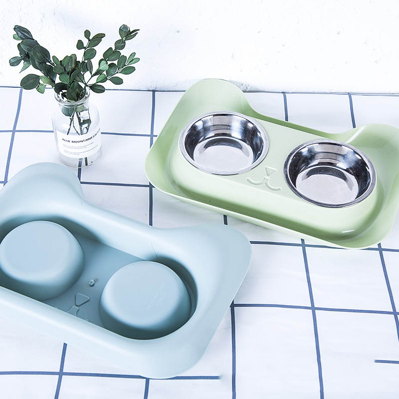 Pet Stainless Steel Feeding Drinking Bowl