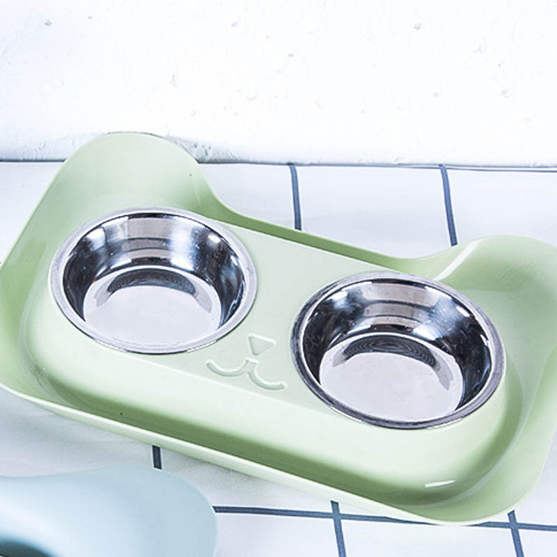 Pet Stainless Steel Feeding Drinking Bowl