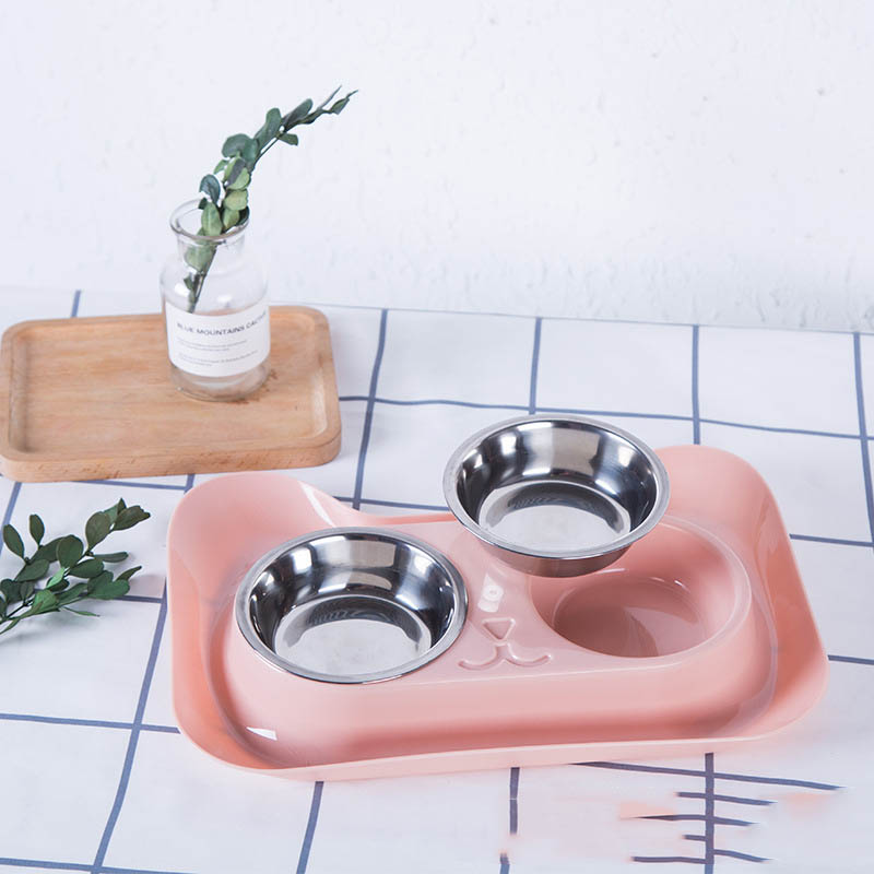 Pet Stainless Steel Feeding Drinking Bowl