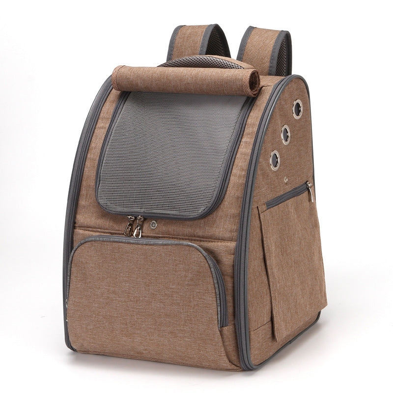 Foldable Breathable Pet Carrier Travel Backpack