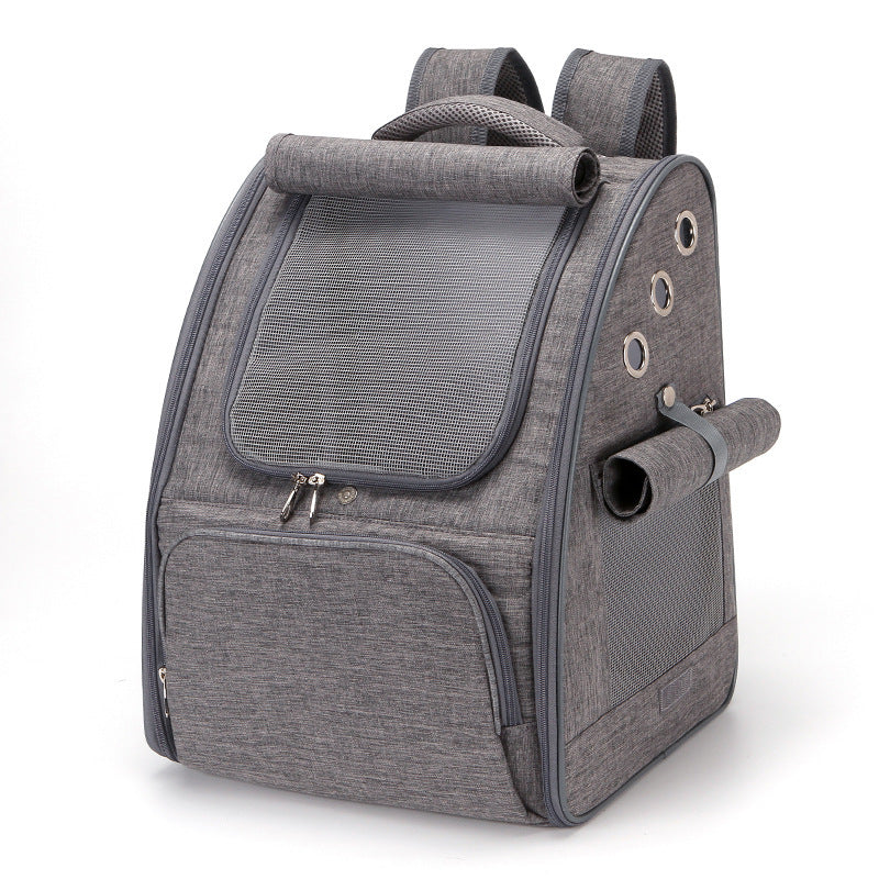 Foldable Breathable Pet Carrier Travel Backpack