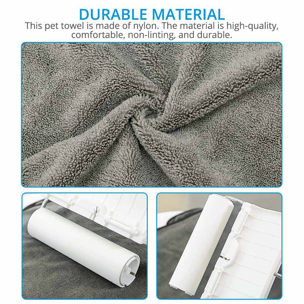 Super Absorbent Pet Bathrobe Bath Towel Clothing
