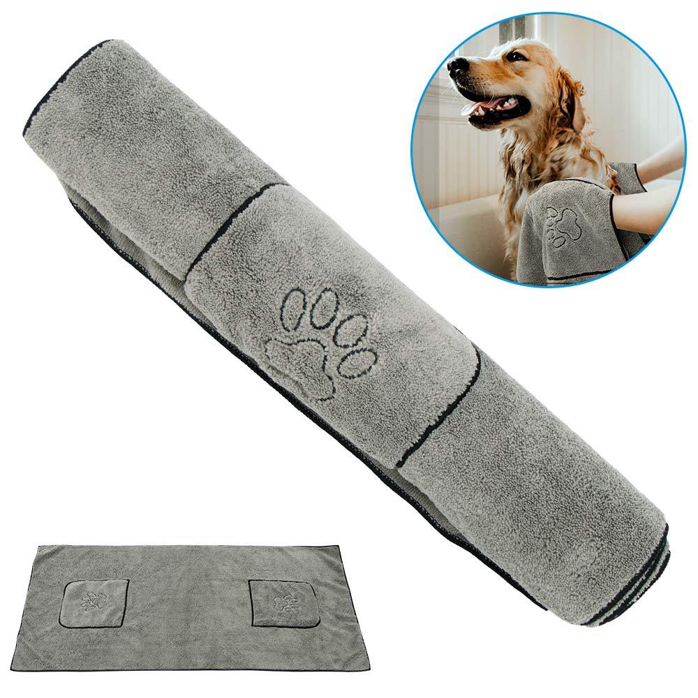 Super Absorbent Pet Bathrobe Bath Towel Clothing