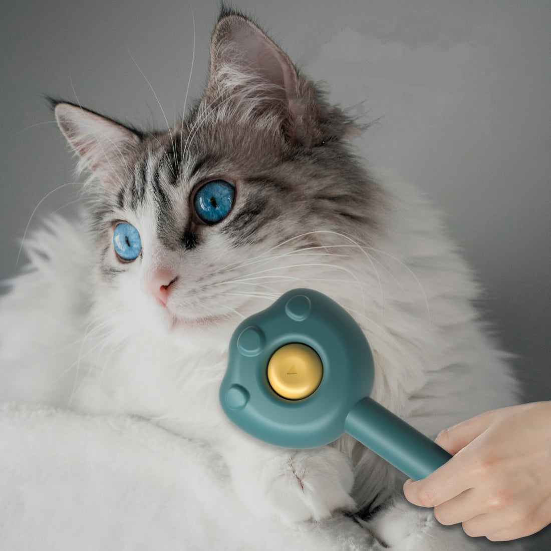Pet Self-Cleaning Grooming Comb Hair Remover Brush