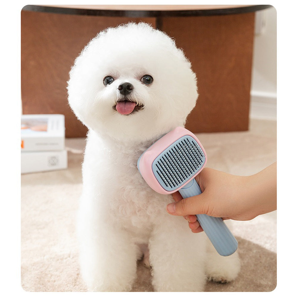 Pet Deshedding Grooming Brush Dematting Comb For Hair Removal