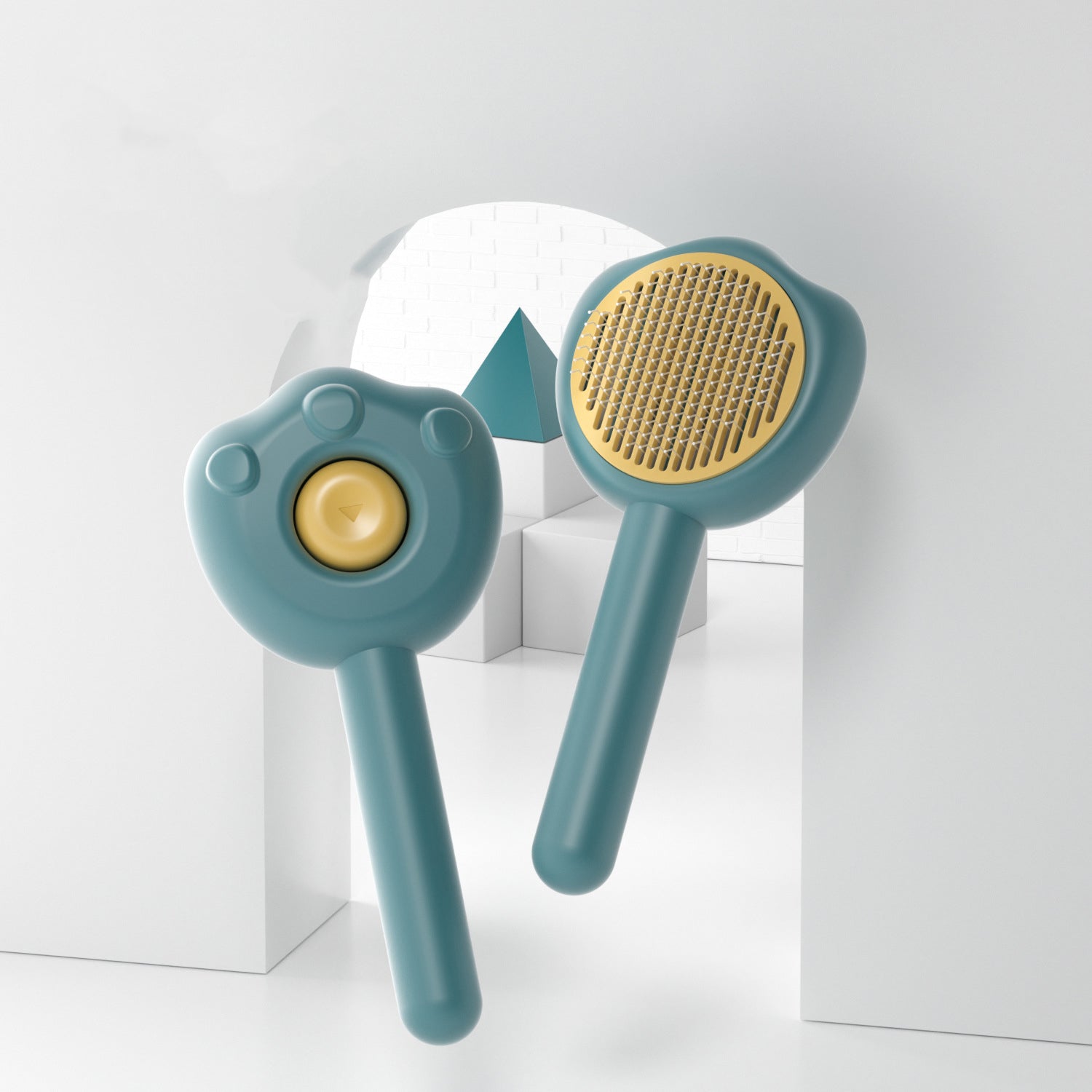 Pet Self-Cleaning Grooming Comb Hair Remover Brush