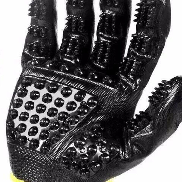 Pet Grooming Glove Soft Rubber Hair Remover Brush