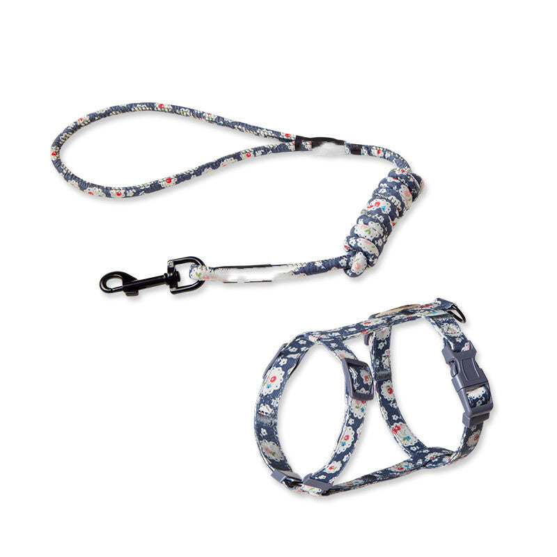 Pet Fashion Anti-Escape Harness With Leash Set
