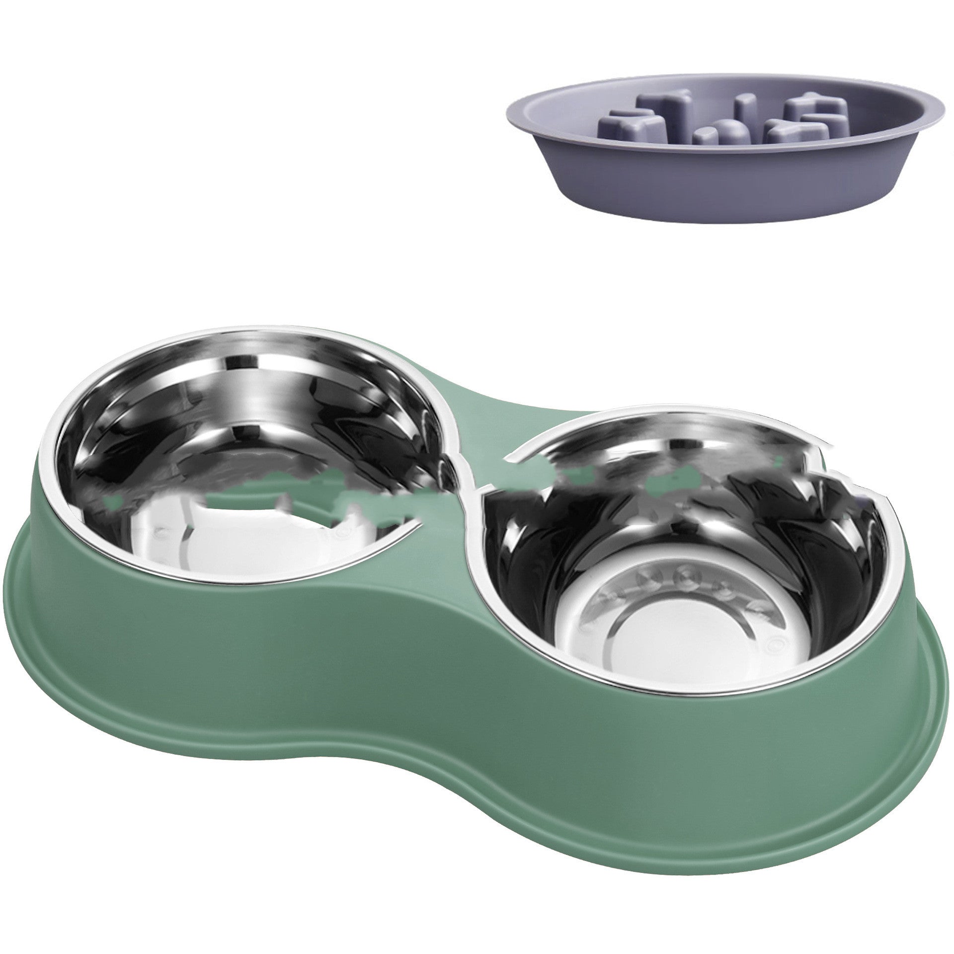 Pet Removable Slow Feeding Bowl Detachable Design