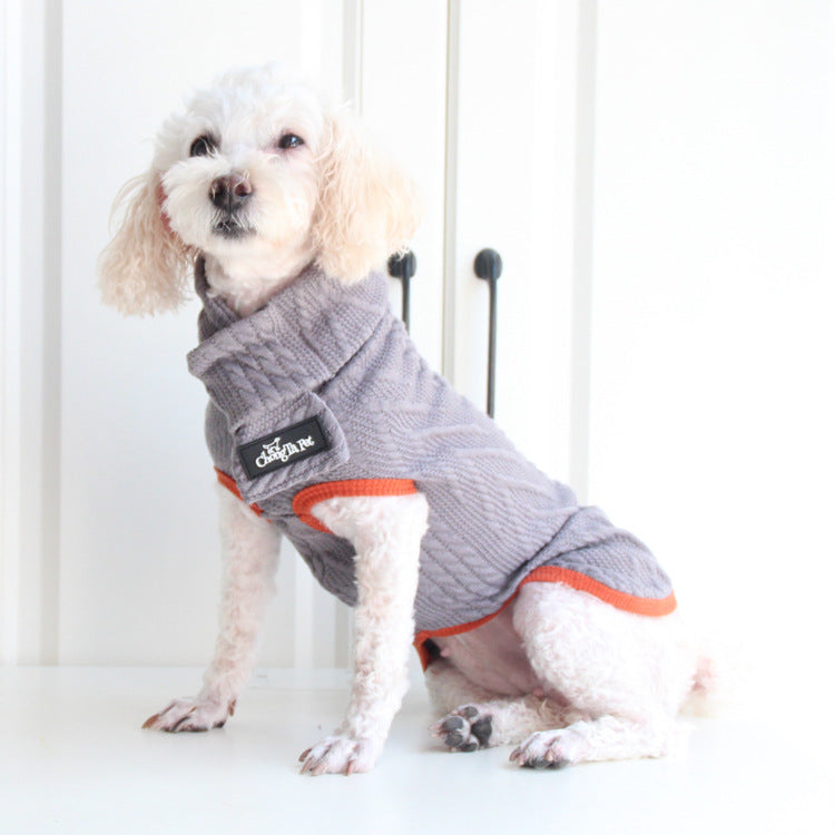 Vintage Twist Pet Knitted Sweater Clothing