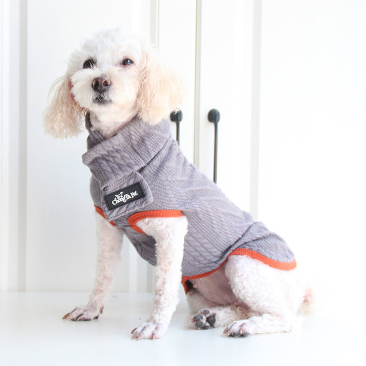 Vintage Twist Pet Knitted Sweater Clothing