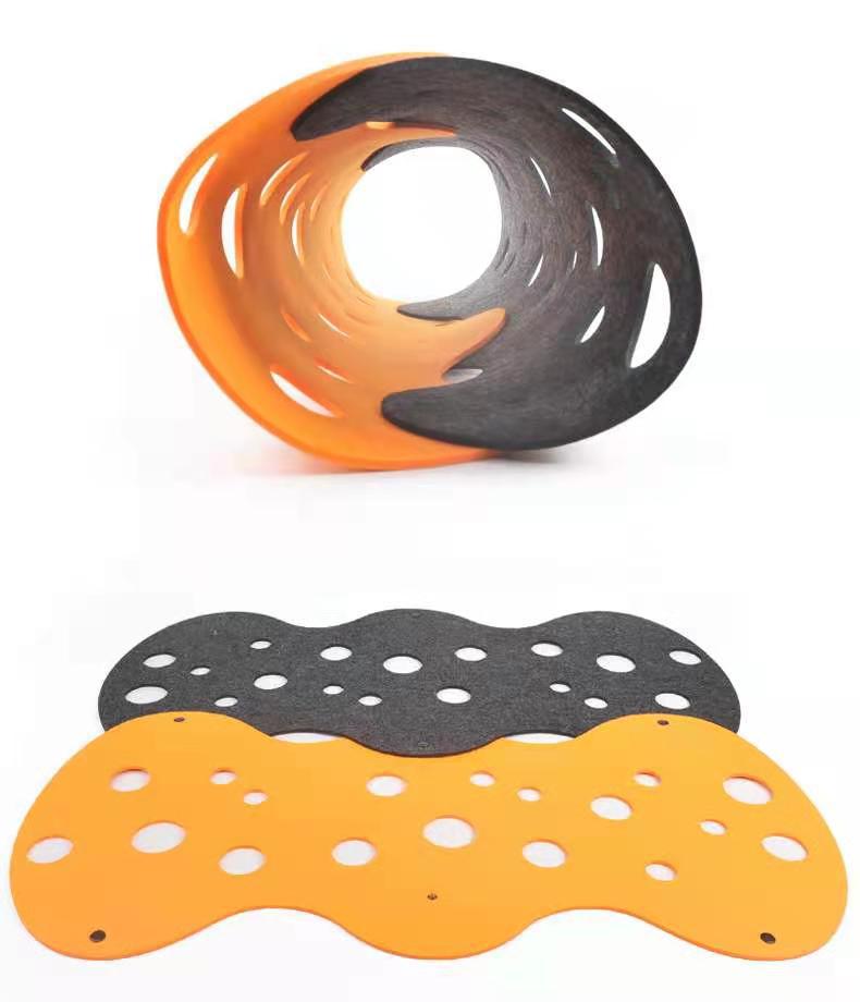 Removable Felt Pet Tunnel Interactive Toy