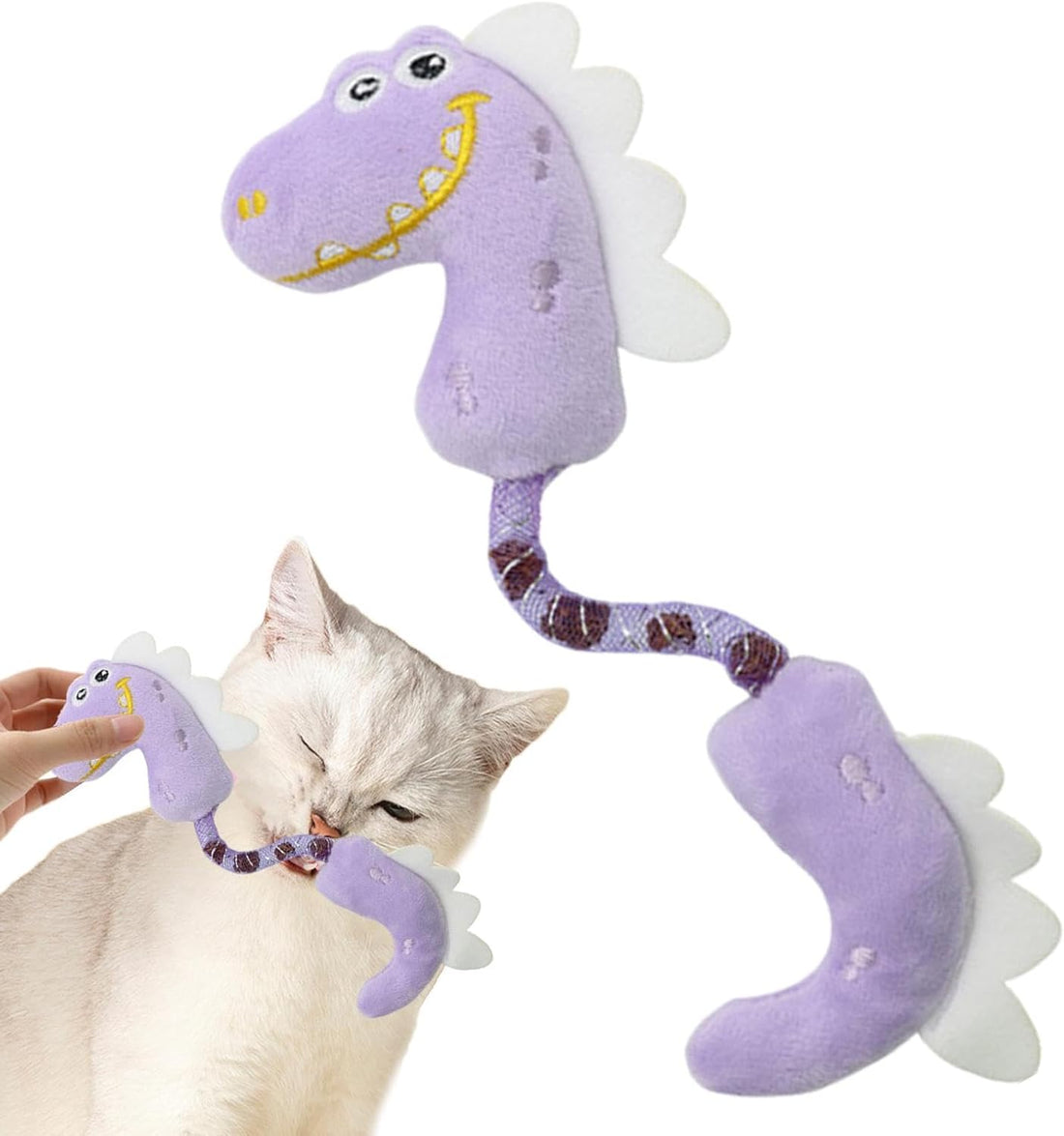 Interactive Pet Chew Toy Teeth Cleaning Catnip Rope Kicker