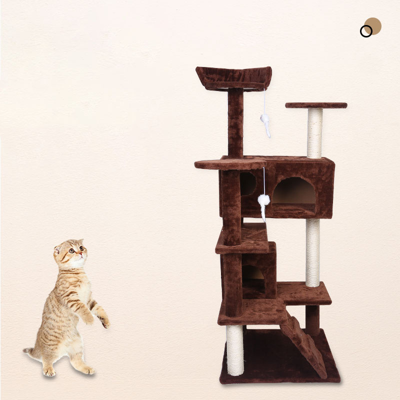 Luxury Villa Pet Indoor Climbing Frame Toy Set