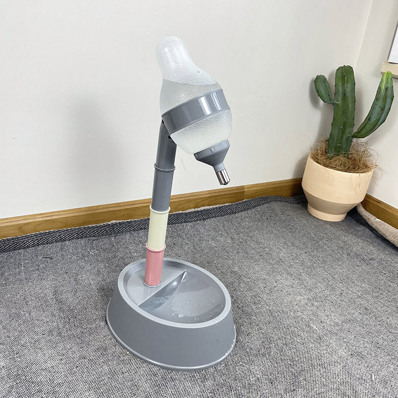 Pet Automatic Water Dispenser Adjustable Height Bowl Feeder Fountain