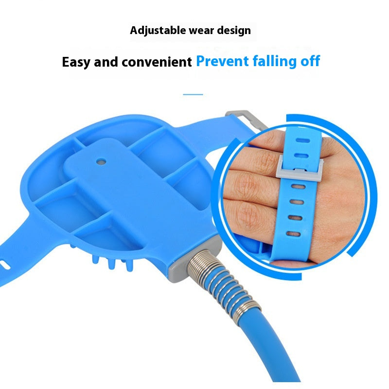 Silicone Pet Bath Gloves Shower Massage Brush Tool