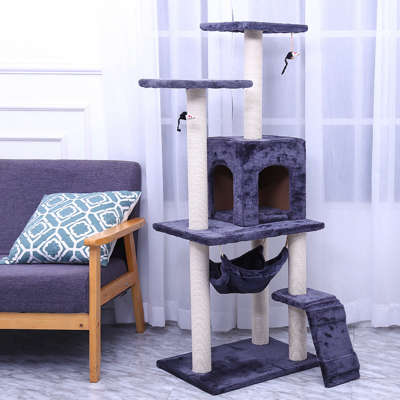 Pet Climbing Frame Interactive Toy Set