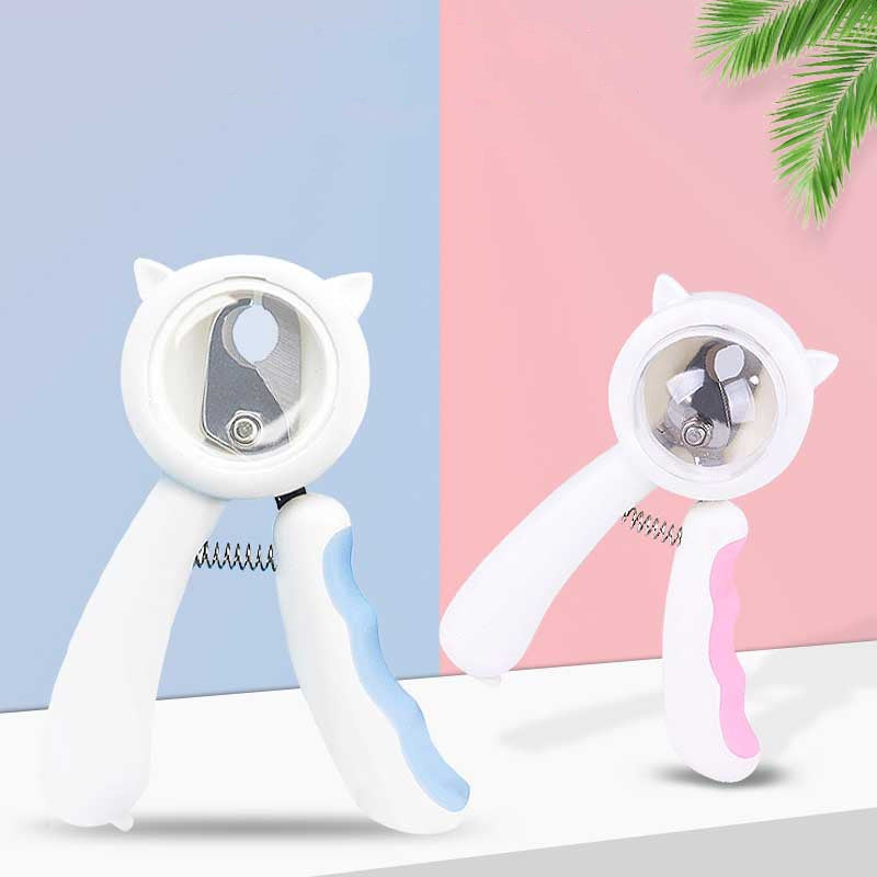 Splash-Proof Pet Nail Clippers With Safety Design