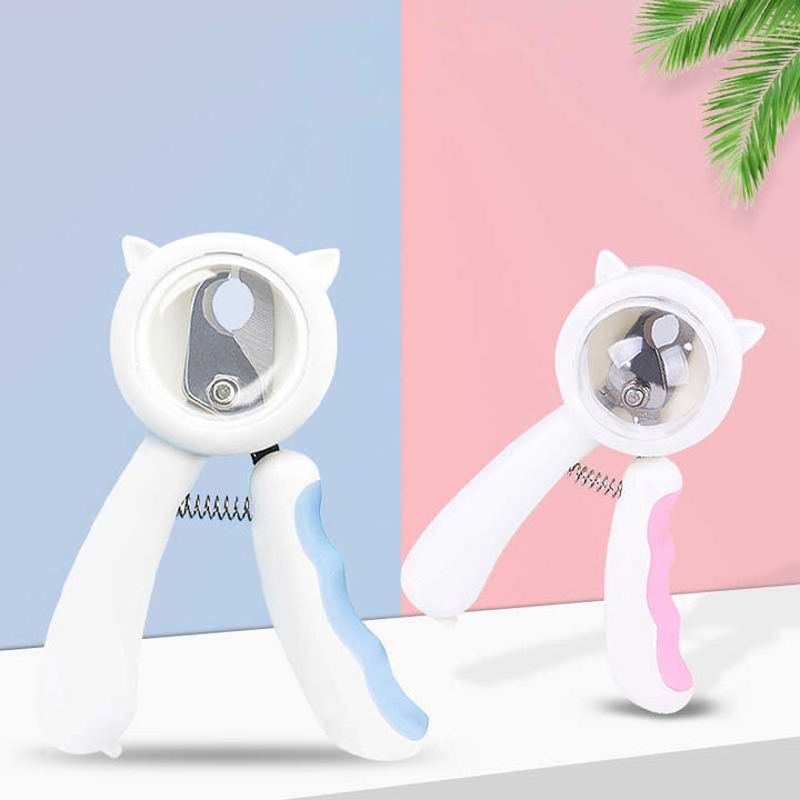 Splash-Proof Pet Nail Clippers With Safety Design