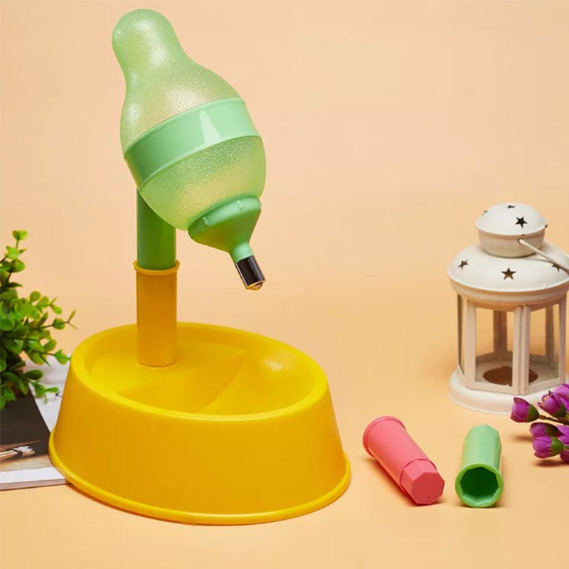 Pet Automatic Water Dispenser Adjustable Height Bowl Feeder Fountain