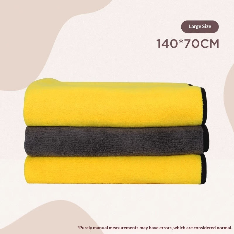 Pet Super Absorbent Quick-Dry Bath Towel Microfiber Sheet