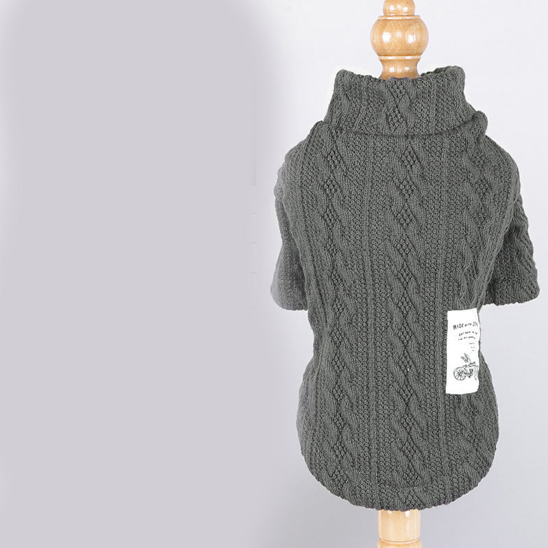 Pet Knitted Sweater Warm Clothing Pullover