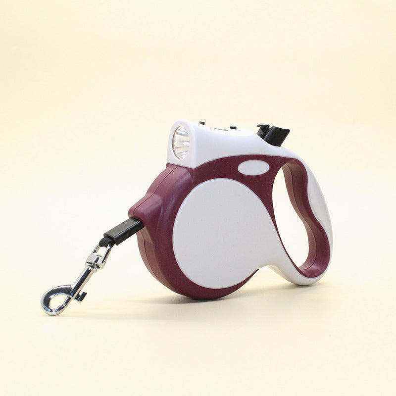 Retractable Pet Leash With Built-In Light