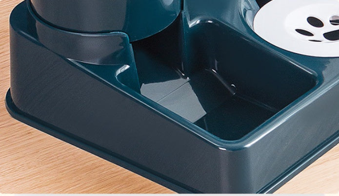 Pet Automatic Feeding Bowl Basin Combined Device
