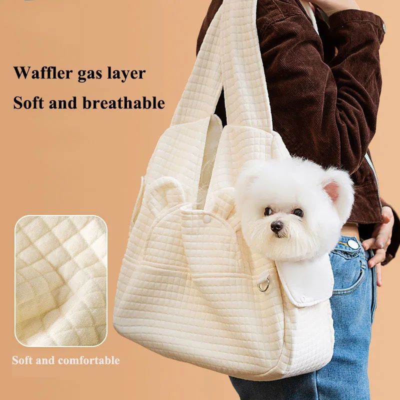 Pet Backpack Carrier Breathable Cross-Design Travel Bag