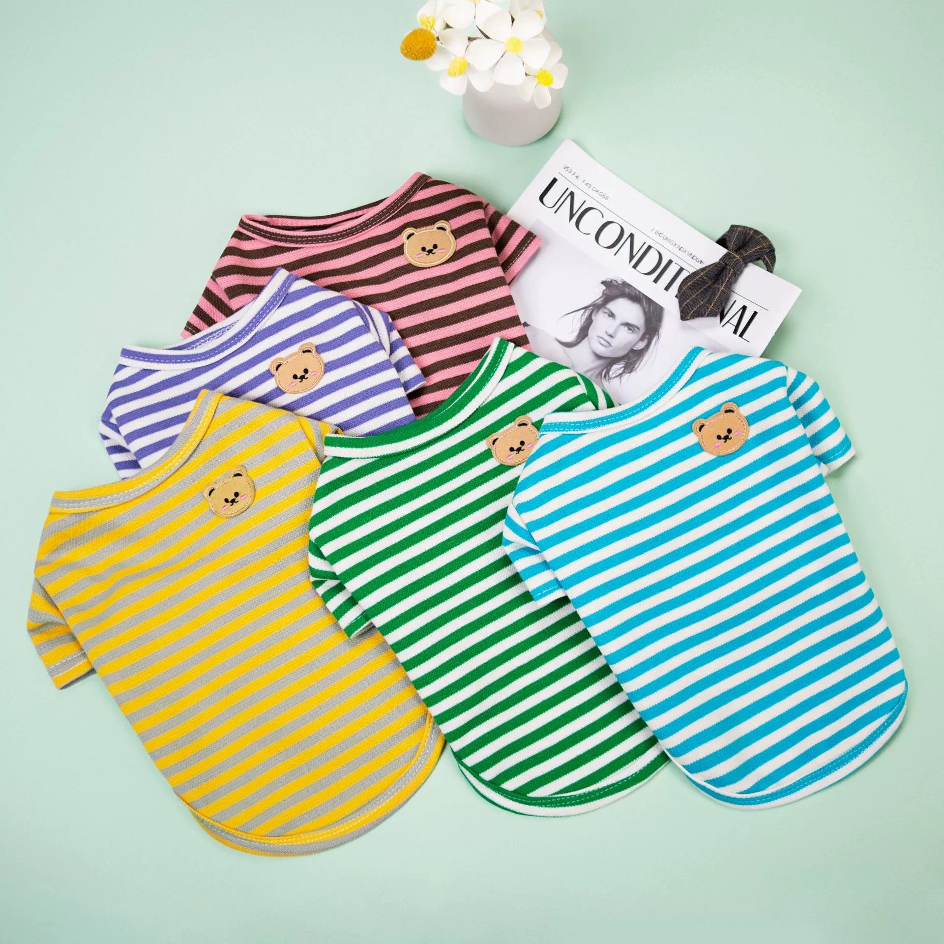 Breathable Summer Pet T-Shirt Clothing