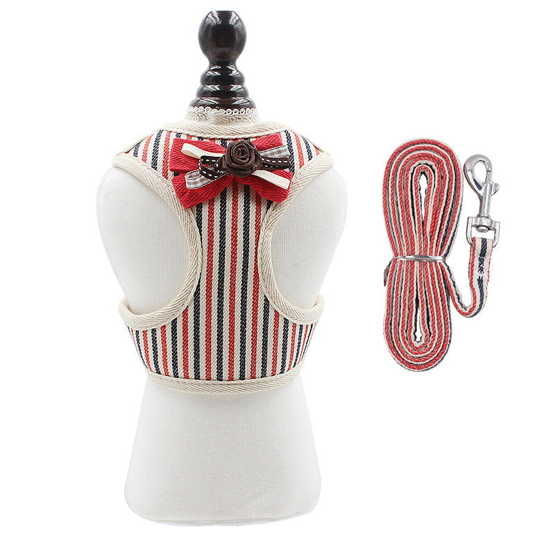 New Pet Chest Strap Harness Vest With Leash