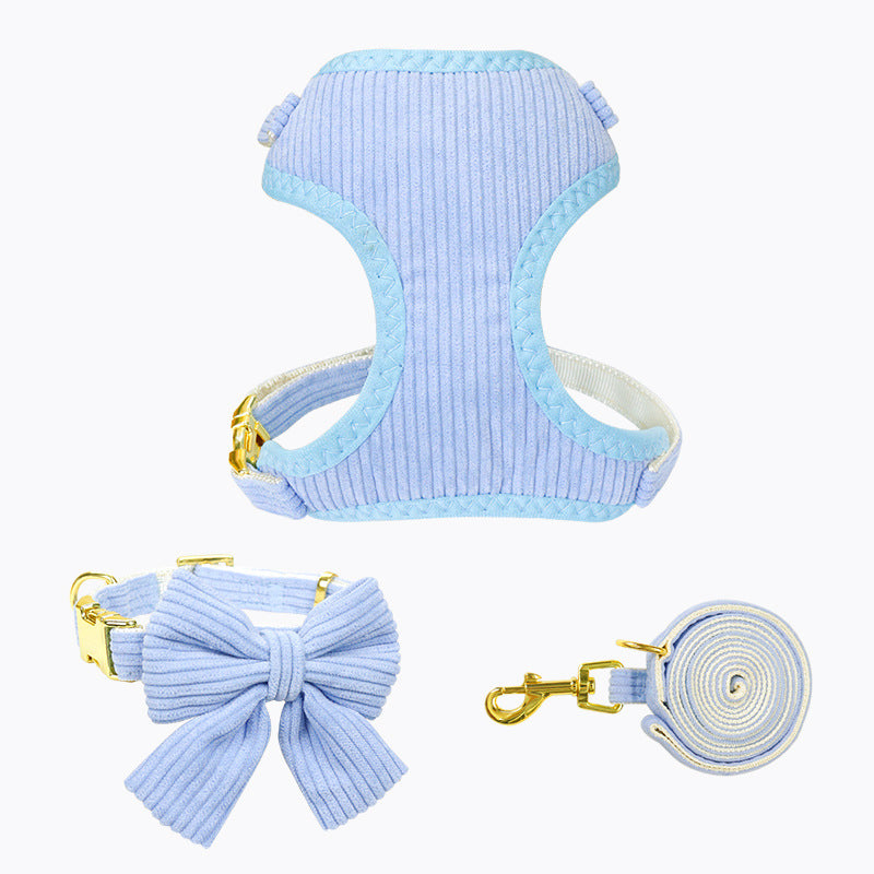 Pet Leash And Harness Outdoor Walking Set