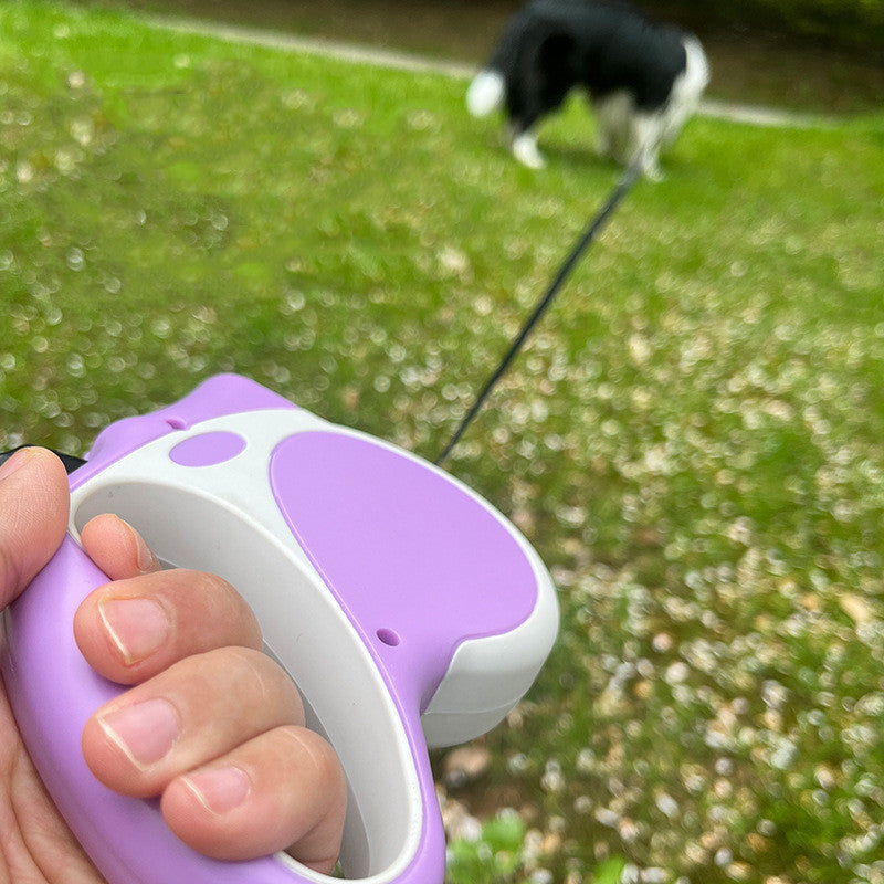 Retractable Pet Leash With Built-In Light
