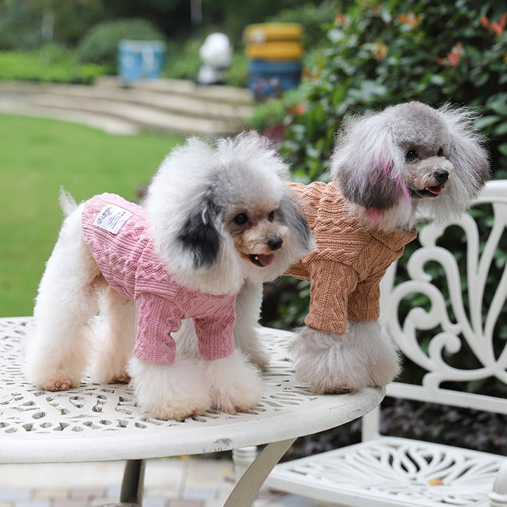 Pet Knitted Sweater Warm Clothing Pullover