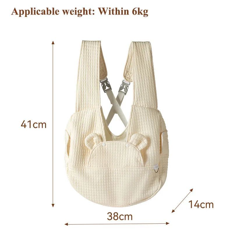 Pet Backpack Carrier Breathable Cross-Design Travel Bag